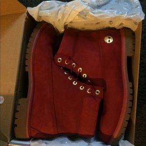 Fire Timberland boots